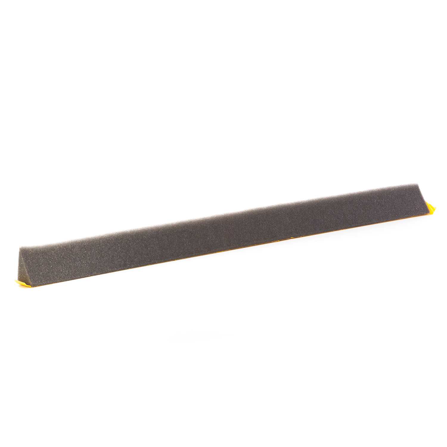 Trekant Skumliste 30x50x55x1000mm 1 - Trekant skumlister er beregnet til montage ved vindskeder, skotrender eller andre områder på taget, hvor der ønskes en tæt barriere. Disse skumlister er produceret i et formstabilt og fleksibelt PUR-skum, der smidigt tilpasser sig tagprofilen. De monteres hurtigt og sikkert og kan anvendes til alle typer tagmaterialer. - Himmerlands Handel Trekant skumlister