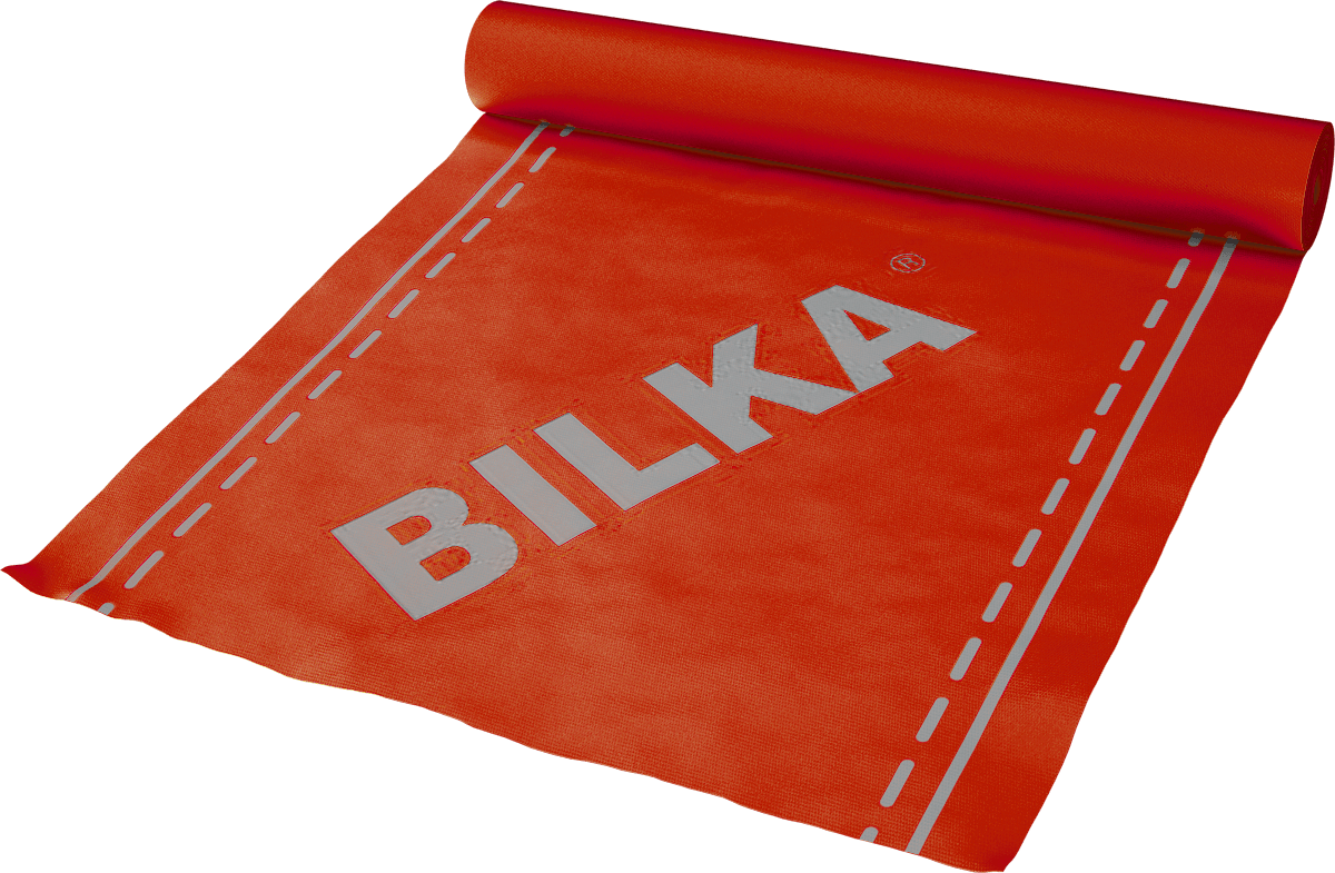 BILKA 150 Diffusionsåbent undertag 1,5x50m = 75 m² 1 - Anvendes ved taghældning fra 15 til 30 grader - Beskyt din tagkonstruktion mod støv og fugt med BILKA 150 Diffusionsåbent undertag. Dette vandtætte og dampgennemtrængelige undertag sikrer tør isolering og langvarig holdbarhed. - Himmerlands Handel BILKA 150 Diffusionsåbent undertag 1,5x50m = 75 m²